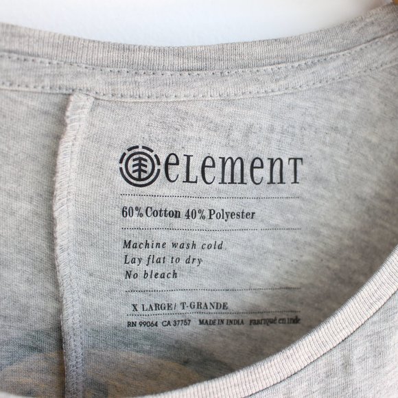 New Element Avocado Themed Grey Tank Top - Picture 4 of 4